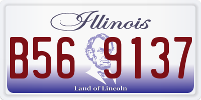 IL license plate B569137