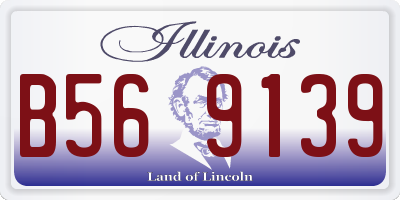 IL license plate B569139