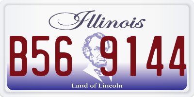 IL license plate B569144