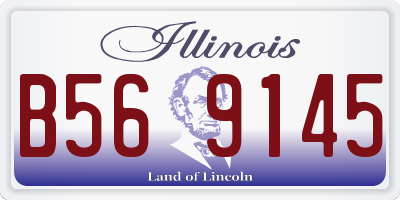 IL license plate B569145