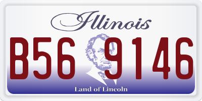 IL license plate B569146