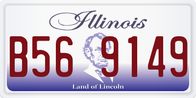 IL license plate B569149