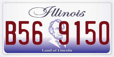 IL license plate B569150