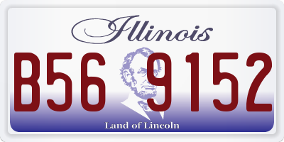 IL license plate B569152