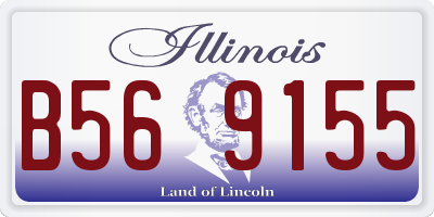 IL license plate B569155