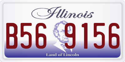 IL license plate B569156