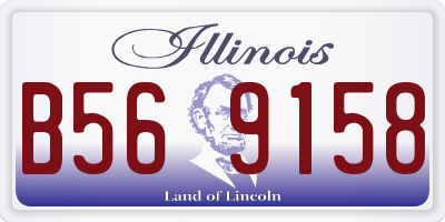 IL license plate B569158