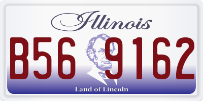 IL license plate B569162