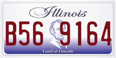 IL license plate B569164