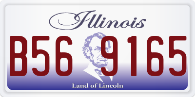 IL license plate B569165