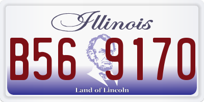 IL license plate B569170
