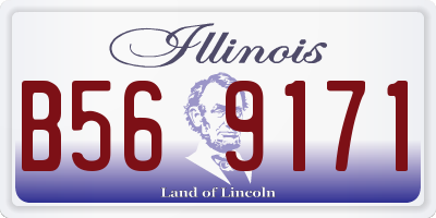 IL license plate B569171