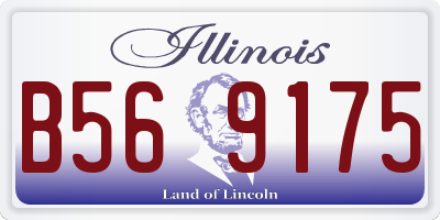 IL license plate B569175