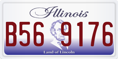 IL license plate B569176