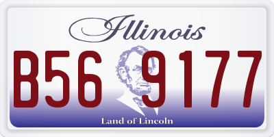 IL license plate B569177