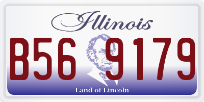IL license plate B569179