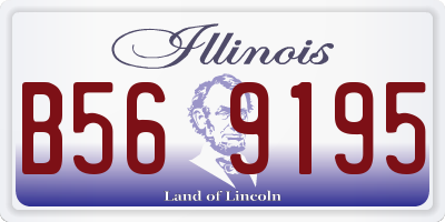 IL license plate B569195