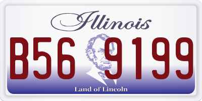 IL license plate B569199