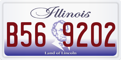IL license plate B569202