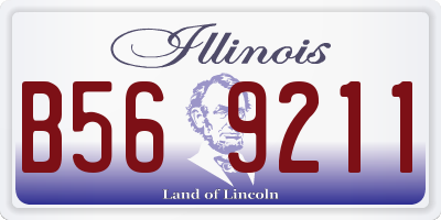 IL license plate B569211