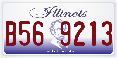 IL license plate B569213
