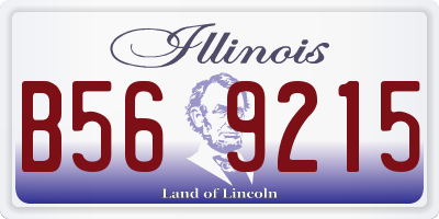 IL license plate B569215