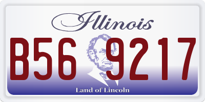 IL license plate B569217