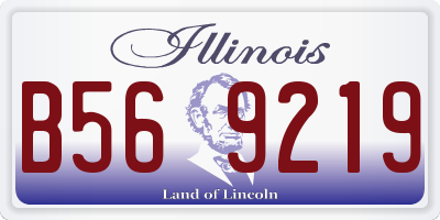 IL license plate B569219