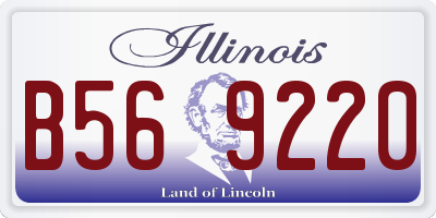 IL license plate B569220
