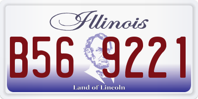 IL license plate B569221