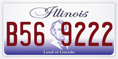 IL license plate B569222