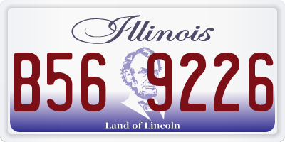 IL license plate B569226
