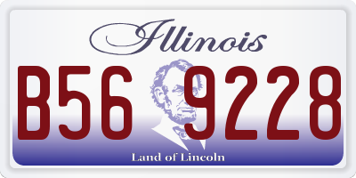 IL license plate B569228