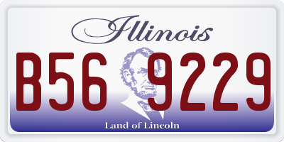 IL license plate B569229