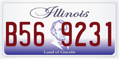IL license plate B569231