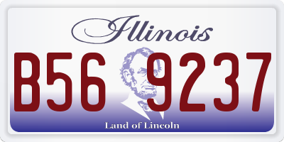 IL license plate B569237