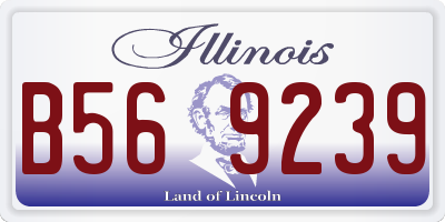 IL license plate B569239
