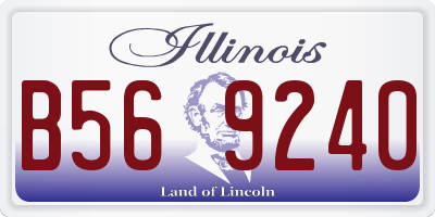 IL license plate B569240