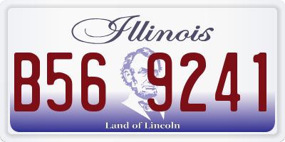 IL license plate B569241