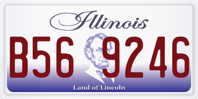IL license plate B569246