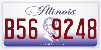 IL license plate B569248