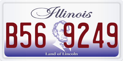 IL license plate B569249