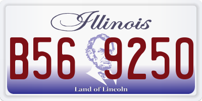 IL license plate B569250