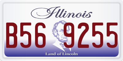 IL license plate B569255