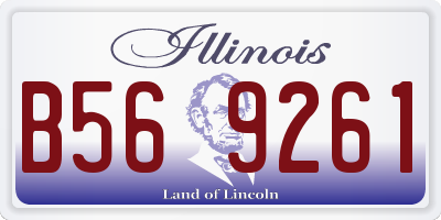 IL license plate B569261