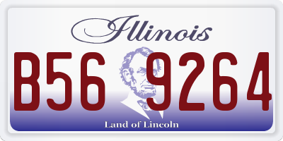 IL license plate B569264