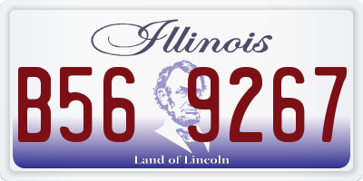 IL license plate B569267