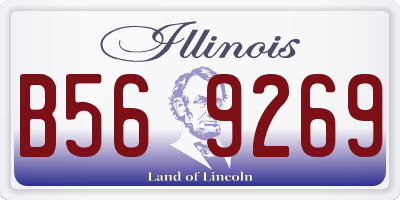 IL license plate B569269