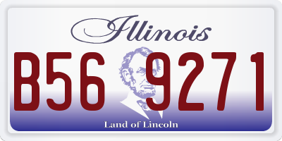 IL license plate B569271