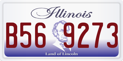 IL license plate B569273